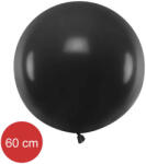 PartyDeco S. r. o Fekete pasztel lufi, 60 cm / 1 db