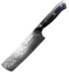  Damaszk Konyhakés-Small Cleaver/Fekete