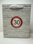  Ajándéktáska 30. születésnapra - többnyelvű "Boldog születésnapot" mintával (337852)