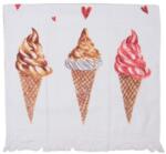 Clayre & Eef Konyhai kéztörlő - 40x66cm - 100% pamut - Frosty and Sweet