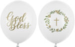  Lufi 30 cm, God Bless, pasztell tiszta fehér (1 db / 50 db) (SB14P-310-008)