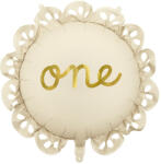  Foil balloon lozenge with ruffle One, 51.5x51.5 cm, mix (FB236)