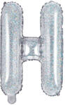  Fólia léggömb betű ''H'', 35 cm, holografikus (FB2H-H-018)