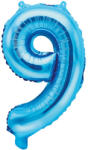  9'' számú fóliás léggömb, 35 cm, kék (FB10M-9-001)