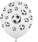 Léggömbök 30 cm, focilabdák, pasztell tiszta fehér (1 db / 50 db) (SB14P-116-008)