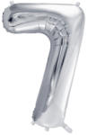 7'' számú fóliás léggömb, 72cm, ezüst (FB230M-7-018)