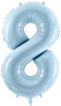  8'' számú fólia lufi, 72cm, világoskék (FB230P-8-001J)