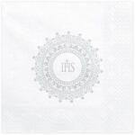  Szalvéta elsőáldozás - IHS, 33x33cm, ezüst (1 db / 20 db) (SP33-63-018)