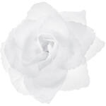  Rózsa, öntapadó, fehér, 9 cm (1 db / 24 db) (KWR-008)