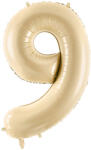  9'' számú fólia lufi, 72 cm, bézs (FB230P-9-013)