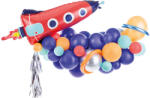  Léggömbfüzér - Rakéta, mix, 154x130cm (GBN9)