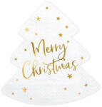  Karácsonyi szalvéta - Merry Christmas arany felirattal (SPK8)
