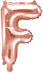  Foil Balloon Letter ''F'', 35cm, rose gold (FB2M-F-019R)