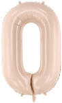  Foil Balloon Number ''0'', 72cm, dark beige (FB230T-0-013C)