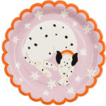  Paper plates Dalmatian, 18x18 cm, mix (1 pkt / 6 pc. ) (TPP95)