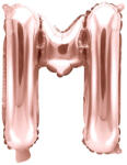  Fólia léggömb ''M'', 35cm, rózsaszín arany (FB2M-M-019R)