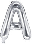  Foil Balloon Letter ''A'', 35cm, silver (FB2M-A-018)