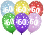  30 cm-es lufi, 60. születésnap, metál mix (1 db / 50 db) (SB14M-060-000)