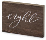  Fa asztalszám, ''Nyolc'', 2x18x12, 5 cm (KPZ8-8-100)