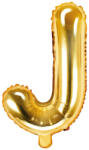  Lufi betű ''J'', 35 cm, arany (FB2M-J-019)