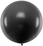  Kerek léggömb 1 m, pasztell fekete (OLBO-025)