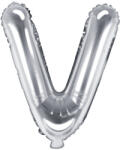  Foil Balloon Letter ''V'', 35cm, silver (FB2M-V-018)
