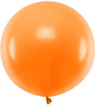  Kerek léggömb 60 cm, pasztell mandarin narancs (OLBOM-005)