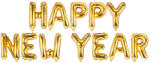  Lufiballon Boldog Új Évet, 422x46 cm, arany (FB49M-019)