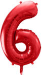  6'' számú fólia lufi, 86 cm, piros (FB1M-6-007)