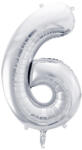  6'' számú fólia lufi, 86 cm, ezüst (FB1M-6-018)