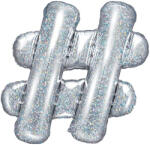  Lufi lfolia #, 35 cm, holografikus (FB12H-018)