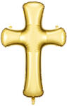  Fólia ballon Kereszt, 103, 5x74, 5 cm, arany (FB219-019)