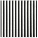  Szalvéta Stripes, fekete, 33 x 33 cm (1 db / 20 db) (SP33-4-010)