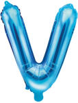  Fólia Lufi betű ''V'', 35cm, kék (FB2M-V-001)