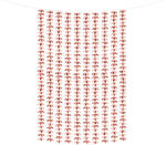  Parti függöny - Virágok, rózsa arany, 100x210cm (GNT1-019R)