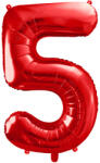  5'' számú fólia lufi, 86 cm, piros (FB1M-5-007)