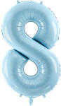  8'' számú fólia lufi, 86cm, világoskék (FB1P-8-001J)