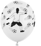  Léggömbök 30cm, Labdarúgó és labdák, Pasztell tiszta fehér (1 pkt / 50 db. ) (SB14P-138-008)