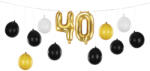  Balloon garland 3in1 - 40th birthday, mix, 260x32cm (GBN20-40-019)