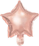  Fólia lufi Stars, 25 cm, rózsaszín arany (1 pkt / 25 db. ) (FB120M-019R)