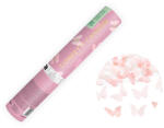  Confetti cannon, pink butterflies, 20cm (TUKBT20-081)