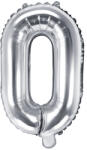  Fólia lufi betű ''O'', 35cm, ezüst (FB2M-O-018)