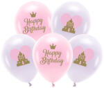  Eco Balloons 33 cm, Boldog születésnapot, mix (1 db / 5 db) (ECO33P-205-000-5)