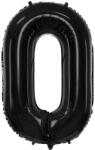  0'' számú fóliás léggömb, 86 cm, fekete (FB1M-0-010)