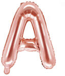  Fólia léggömb betű ''A'', 35 cm, rózsaarany (FB2M-A-019R)