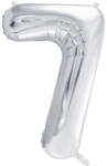  7'' számú fóliás léggömb, 86 cm, ezüst (FB1M-7-018)