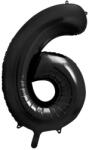  6'' számú fólia lufi, 86 cm, fekete (FB1M-6-010)
