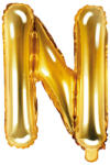  Fólia lufi betű ''N'', 35 cm, arany (FB2M-N-019)