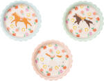  Lemezek Lovak, 18 cm, mix (1 pkt / 6 db. ) (TPP89)