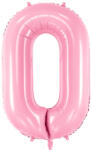  0'' számú fólia lufi, 86 cm, rózsaszín (FB1P-0-081)